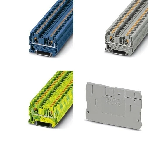 PHOENIX CONTACT Push-In-Klemme PT10 / Zubehör Abschlussdeckel Klemmen