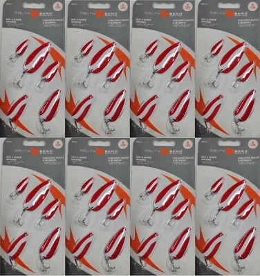 8 Paquetes, Carrete South Bend Rojo y Blanco Paquete de 5 Surtido, ¡NUEVO! Foto 1 de 3