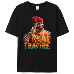 Burkina Faso Ibrahim Traoré African President Thomas Sankara Unisex T-Shirt Tees - Picture 1 of 9