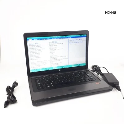 HP 2000 Notebook PC 15.6" AMD E-350 4GB RAM 500GB HDD Boot/BIOS No OS H2448 - Image 1 of 4
