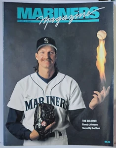 1993 Seattle Mariners Magazine Randy Johnson The Big Unit Volumen 4 Número 3 - Imagen 1 de 9