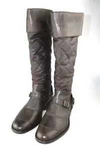 LUXUS BELSTAFF STIEFEL TRIALMASTER WAX BROWN QUILTED LEDER NEU 37 37,5 - Bild 1 von 10