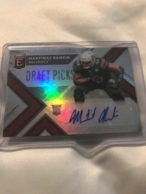 2018 Donruss Elite Draft Picks Martinas Rankin Auto!  Mississippi State Rare - Image 1 of 2