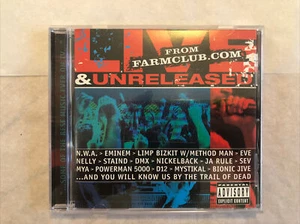 FARMCLUB.COM - LIVE & UNRELEASED CD! W/NWA-EMINEM-STAIND-NICKELBACK-NELLY! NR MT - Picture 1 of 7