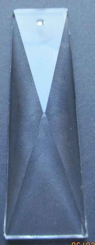 10 Rechteck 50 x 14 mm Prismen Kristallanhänger, Asfour Crystal 30%, 1-Loch HA12 - Bild 1 von 4