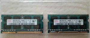 Hynix 8GB 2x4GB PC3-12800S-11-11-F3 DDR3 SODIMM Laptop Memory RAM - Picture 1 of 2