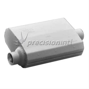 HOLLEY 21502HKR HOOKER AERO CHAMBER MUFFLER 2 1/2" OFFSET INLET-CENTRE OUT - Picture 1 of 1