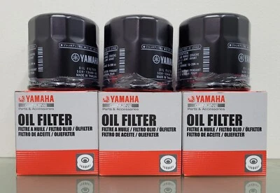 Yamaha Filter oil 3 pack 5GH-13440 MT07 MT09 R6 R1 FZ6 XJ6 YFM XVS950 triple pac - image 1 of 2
