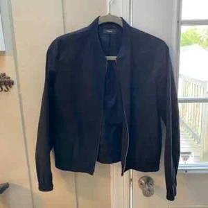 Theory Linen Bomber Jacker Size Small - Picture 1 of 6