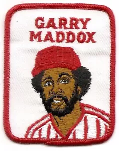 GARRY MADDOX 1979 Vintage Penn Emblem Baseball Patch Phillies-Giants - Picture 1 of 1
