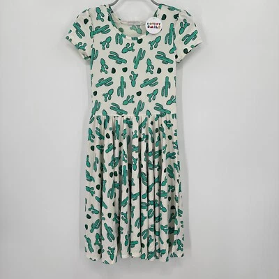 Vestido para niña Dot Dot Smile manga corta 8-10 blanco estampado de cactus nuevo con etiquetas Foto 1 de 4