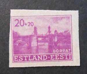 GERMANIA GERMANY, REICH 1941 ESTONIA ESTLAND EESTI 20+20 lilla VLH* - Picture 1 of 2