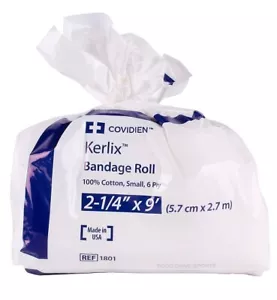 Kerlix Covidien Gauze Bandage Roll - 2.25" x 3 Yards - 12 Roll bag - Non Sterile - Picture 1 of 2
