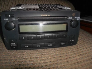 OEM Toyota Radio AM FM CD 86120-02430 ID CQ-JS7460X - Picture 1 of 4