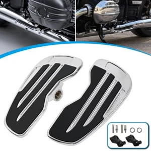 For BMW R18 Classic 2020-2024 Front Footrest L+R Driver Wide Footboard Anti-Slip - Picture 1 of 10