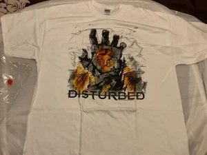 ** The Disturbed Flaming Hand Official Licensed T-shirt (2XL Only) ** - Picture 1 of 3