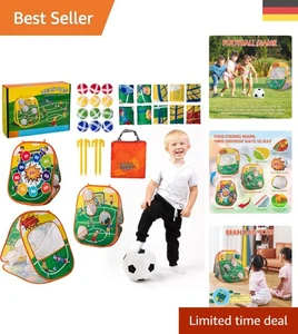 Outdoor Spielset 3-in-1 für Kinder – Spaß mit Fußball, Sitzsack & Wurfspielen - Bild 1 von 8