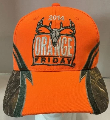 Бейсболка с регулируемым ремешком охотничья камуфляжная оранжевая пятница Fleet Farm 2014 - Изображение 1 из 4