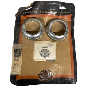 Harley-Davidson VRSC Billet Fork Slider Dust Cover 45153-03 OEM NOS - Picture 1 of 6