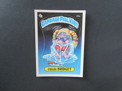 1985 Topps Garbage Pail Kids 1st Series 1 Matte Set Break #32a Frigid Bridget L1 - Image 1 of 4