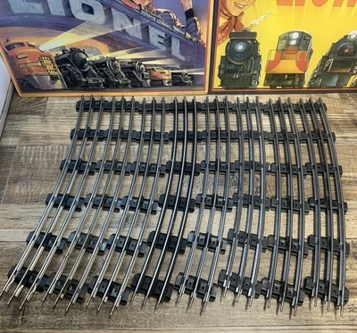 K-Line Lionel Trains Unstamped O Gauge O72 Tubular Track, Half circle VG 3 Rail - Image 1 of 4