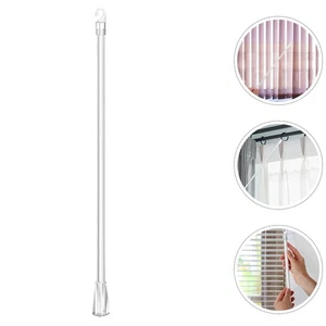 Varita de barra de tracción de cortina transparente de 4 piezas para persianas verticales accesorios de repuesto - Imagen 1 de 12