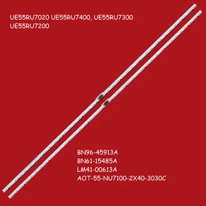 HINTERGRUNDBELEUCHTUNG LED KIT ARRAY SET FÜR SAMSUNG UE55NU7021K AOT-55-NU7300-2X40-3030C TV - Bild 1 von 4