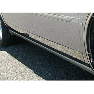 12p Steel 4 1/2" L. Rocker Trim fits 2000-2005 Cadillac DeVille 4D by Luxury FX - Foto 1 di 4