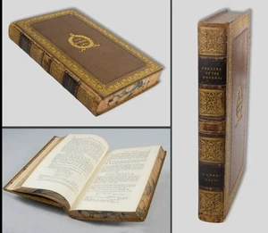 Georgian PRIZE BINDING to future baronet Totteridge School Theatre Greeks 1827 - Picture 1 of 21