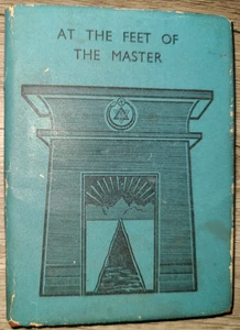 Vtg HC miniature book, At the Feet of the Master by Alcyone, 1976 - Photo 1/15