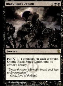 Mirrodin Besieged #39 Black Sun's Zenith - Picture 1 of 2