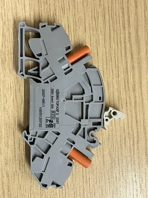 WAGO 2007-8811, TOPJOB S Series Grey, 6mm², 1-Level, Push-In Cage Clamp Terminat - Image 1 of 4