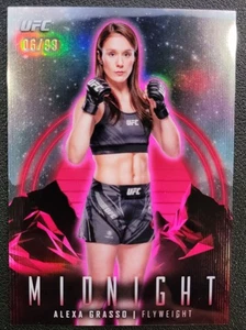 ALEXA GRASSO 2024 TOPPS MEDIANOCHE UFC PESO MOSCA CREPÚSCULO/99 - Imagen 1 de 2