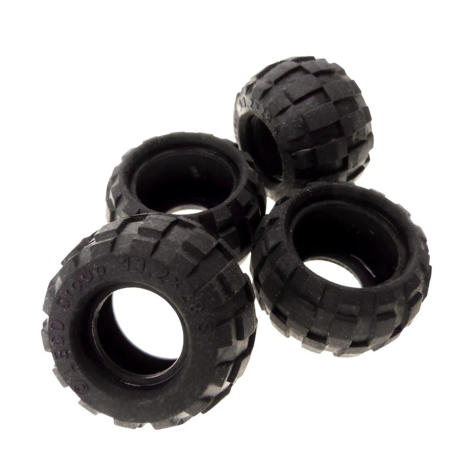 4x Lego Technic Rad 43.2x28 S schwarz Ballon Reifen Racer Auto 657926 6579 - Bild 1 von 1