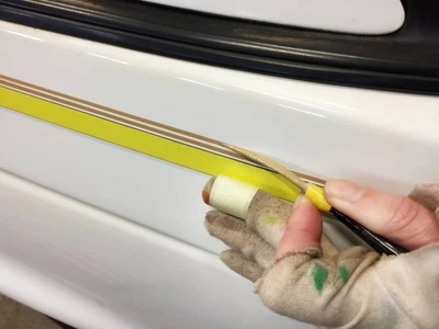 # 0 LEFT HANDED PREMIUM Pinstriping Brush - The PROFESSIONAL Southpaw ! Foto 1 de 4