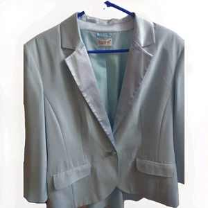 Together 14 Light Blue Blazer Jacket - Picture 1 of 3