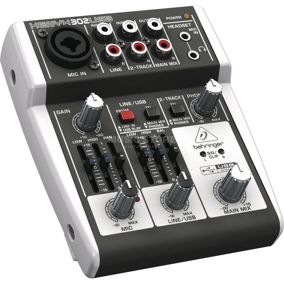 Behringer XENYX 302USB 5-Kanal Mixer / TOP! - Bild 1 von 2