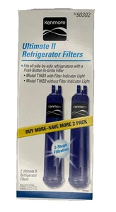 Kenmore Ultimate II Blue Refrigerator Filter Pack Of 2 - New Open Box - Picture 1 of 3