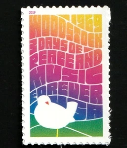 WOODSTOCK US #5409 MUSIC FESTIVAL 1969 50th ANIVERSARY MVF SINGLE FOREVER STAMP - Picture 1 of 2