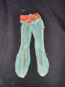 BARBIE Doll Pants PRINCESS JASMINE 1992 Disney ALADDIN Green Pants Clothes - Picture 1 of 2