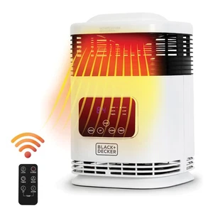 BLACK+DECKER(TM) 1,500-Watt-Max Mini 360° Surround Heater with Digital... - Picture 1 of 8