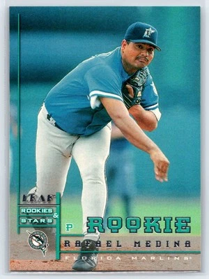 1998 Leaf Rookies & Stars Rafael Medina Rookie Florida Marlins RC #232 - Image 1 of 2