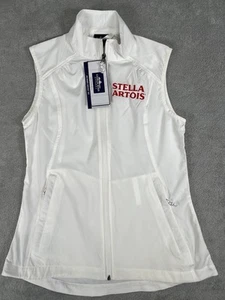 Stella Artois Logo Charles River Apparel Donna Taglia Small Confezione N Go Gilet Bianco - Foto 1 di 8