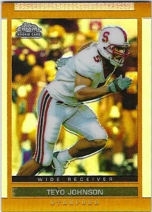2003 Topps Draft Picks Chrome Gold Refractor #151 Teyo Johnson! *PWE* - Bild 1 von 2
