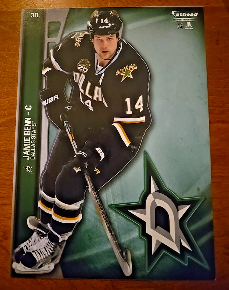 Calcomanía pelar y pegar Jamie Benn 2014 NHL 5x7 Foto 1 de 2