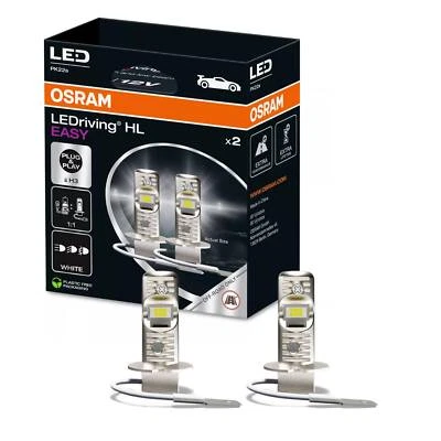 Bombillas Par H3 Osram LED Luz Blanca Alto Brillo Larga Duracion Coche - Imagen 1 de 4