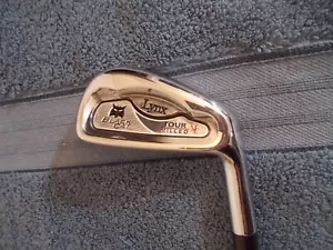 Lynx Golf Black Cat Tour Milled MC single 6 iron, steel fiber stiff, Iomic grip - Picture 1 of 10