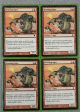 MAGIC THE GATHERING - DROOLING OGRE 4XPLAYSET - DARKSTEEL - COMMON - LP - MTG