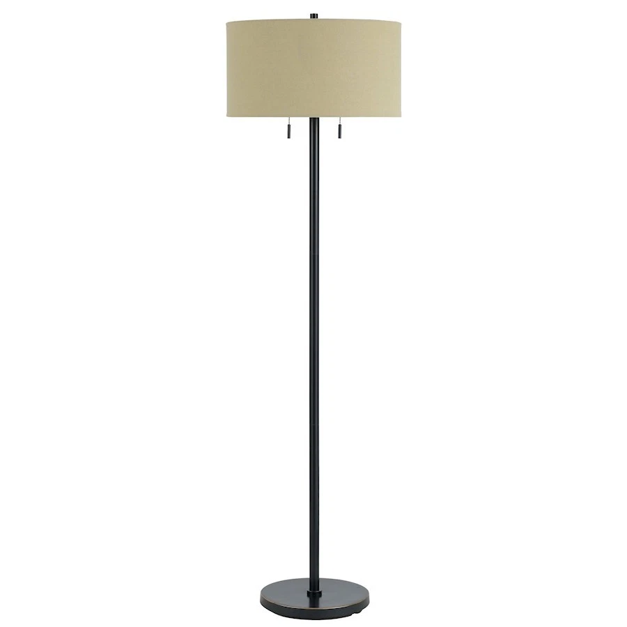 Lámpara de pie de metal Cal Lighting Calais 59" altura, bronce oscuro - BO-2450FL-DB Foto 1 de 1