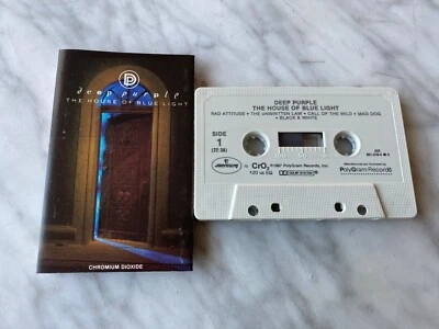 Deep Purple The House Of Blue Light CASSETTE Tape 1987 Mercury 831 318-4 M-1 OOP - Image 1 of 3